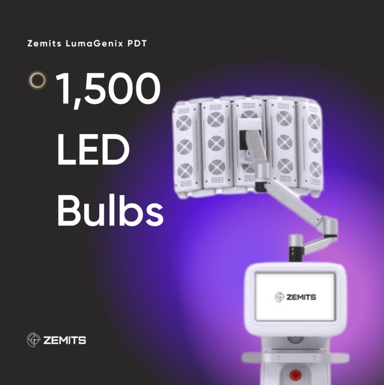 Zemits LumaGenix PDT Dispositivo Professionale di Terapia con Luce LED